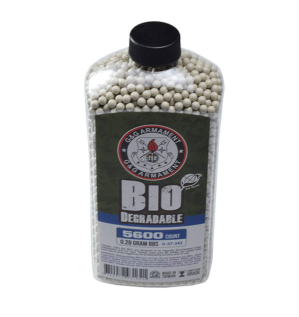 G&G Bio BB 0.28g (Bottle/5600 Pellets) (White) 