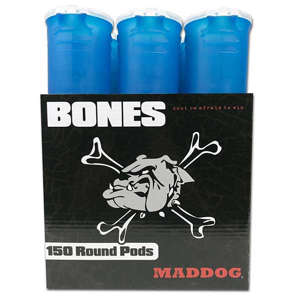 MAddog 150 Round Bones Paintball Pods
